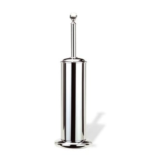 Brass Toilet Brush Holder with Crystal Top StilHaus SL039